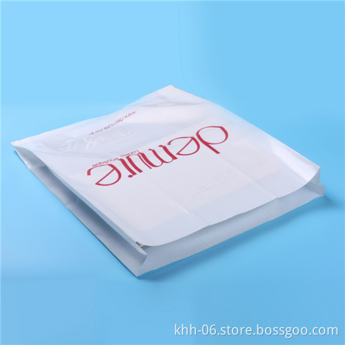Shopping industrial use side gusset bag bag type foldable shopping plastic bag